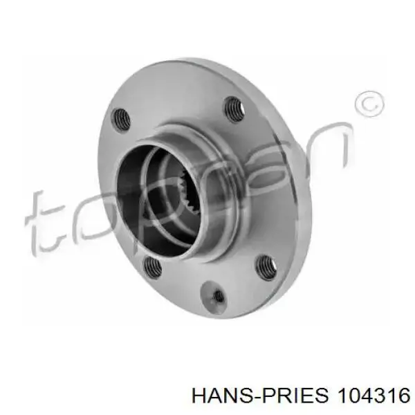 Купити 104316 Hans Pries (Topran) Маточини передніх коліс
