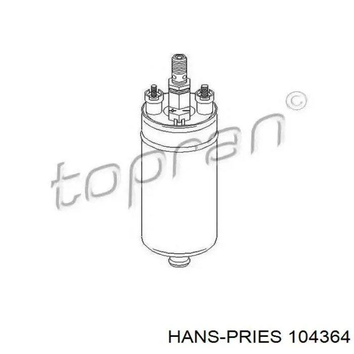 104364 Hans Pries (Topran) паливний насос електричний, занурювальний