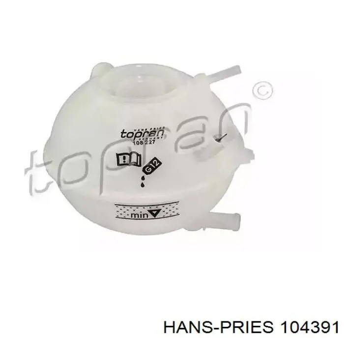 Купити 104391 Hans Pries (Topran) Водяний бачок системи охолодження