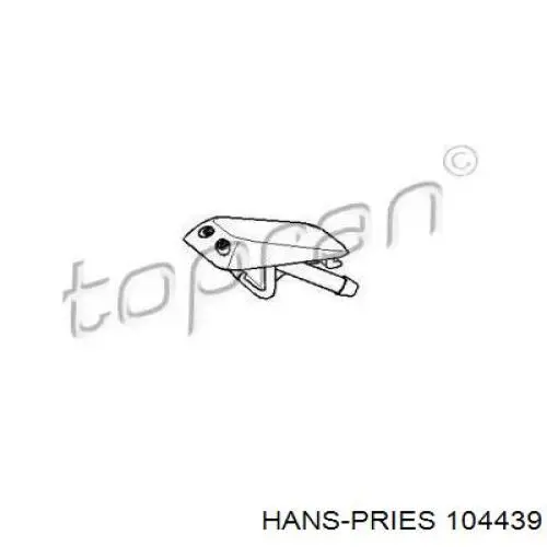 104439 Hans Pries (Topran) форсунка омивача лобового скла