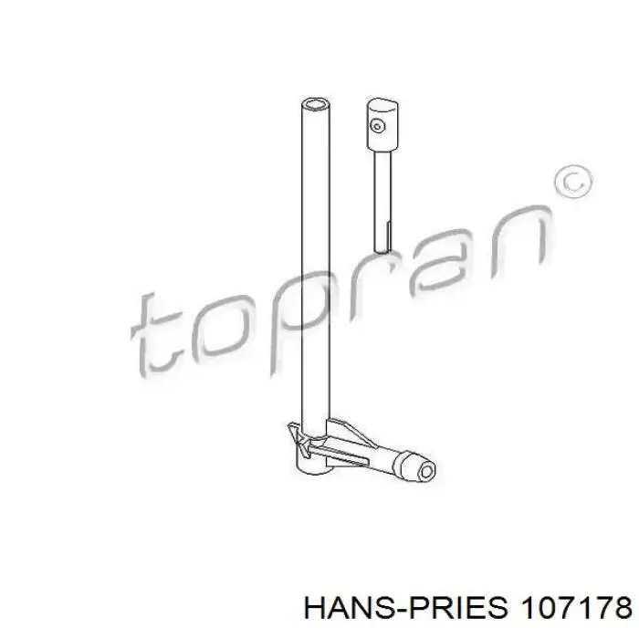 Форсунка омивача заднього скла Hans Pries (Topran) 107178 ціна, від 2.18 USD