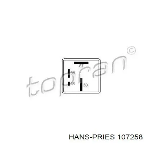 Купити 107258 Hans Pries (Topran) Реле свічок накалу