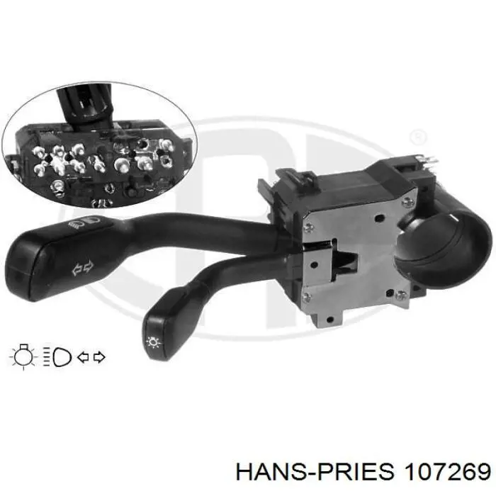 Перемикач підрульовий, лівий Hans Pries (Topran) 107269 ціна, від 20.80 USD