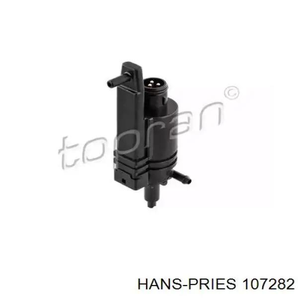 107282 Hans Pries (Topran) насос-двигун омивача скла, переднього