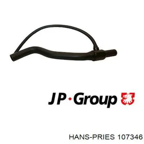 Шланг/патрубок радіатора охолодження, верхній Hans Pries (Topran) 107346 ціна, від 14.74 USD