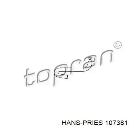 107381 Hans Pries (Topran) Шланг термостата