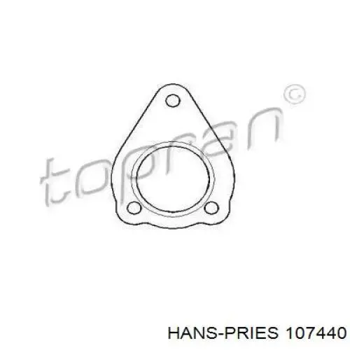 107440 Hans Pries (Topran) прокладка прийомної труби глушника