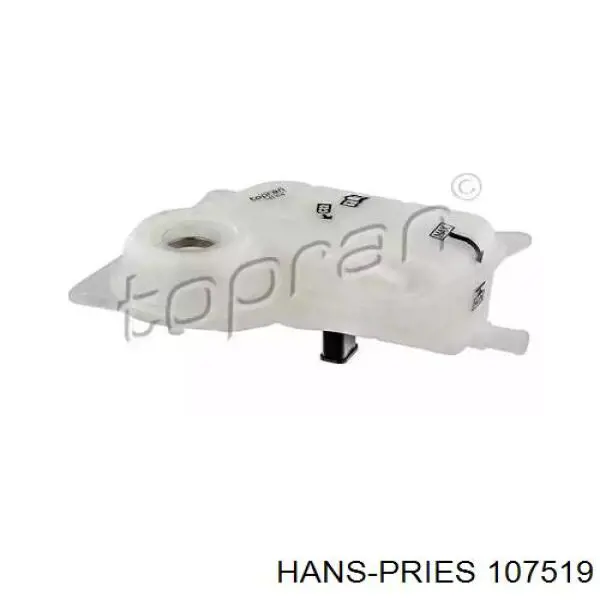 Бачок системи охолодження двигуна розширювальний Hans Pries (Topran) 107519 ціна, від 14.07 USD