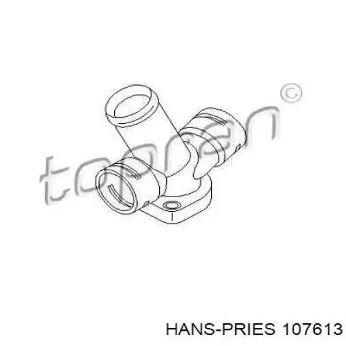 107613 Hans Pries (Topran) фланець системи охолодження (трійник)