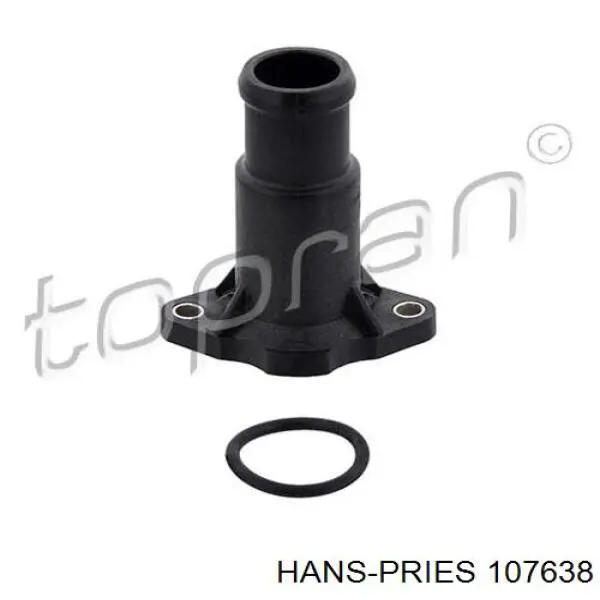 107638 Hans Pries (Topran) фланець системи охолодження (трійник)