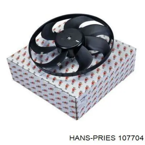 Вентилятор радіатора Hans Pries (Topran) 107704 ціна, від 49.66 USD