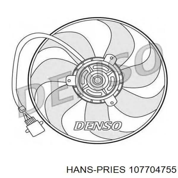 107704755 Hans Pries (Topran) Електровентилятор радіатора
