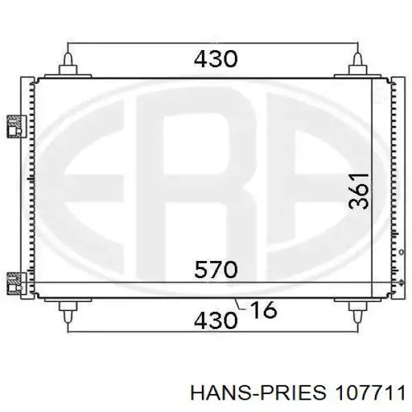 Вентилятор радіатора Hans Pries (Topran) 107711 ціна, від 44.23 USD