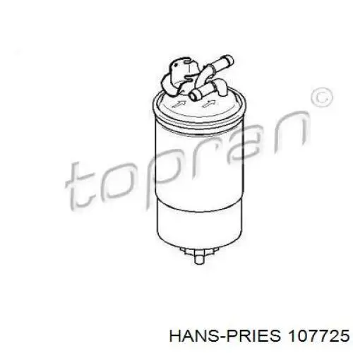 Фільтр паливний 107725 Hans Pries (Topran)