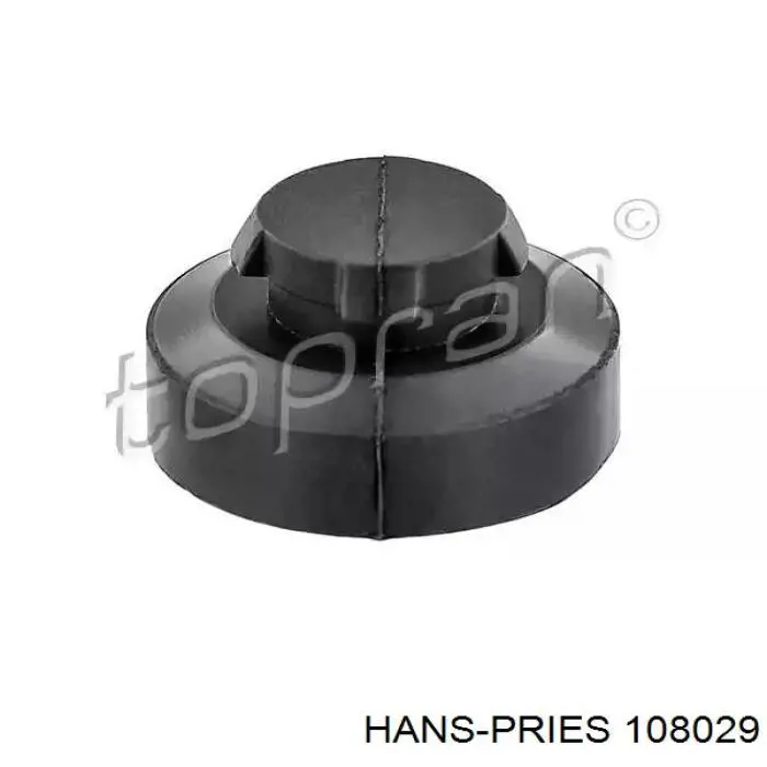 Подушка радіатора охолодження, нижня Hans Pries (Topran) 108029 ціна, від 2.06 USD
