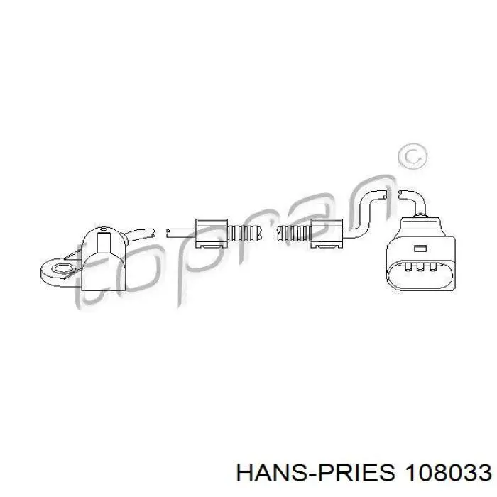Направляюча щупа-індикатора рівня масла в двигуні Hans Pries (Topran) 108033 ціна, від 1.70 USD