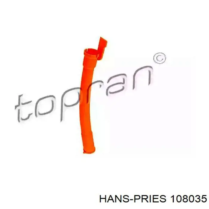 Направляюча щупа-індикатора рівня масла в двигуні Hans Pries (Topran) 108035 ціна, від 1.39 USD