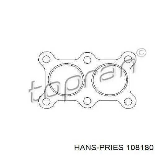 108180 Hans Pries (Topran) прокладка прийомної труби глушника