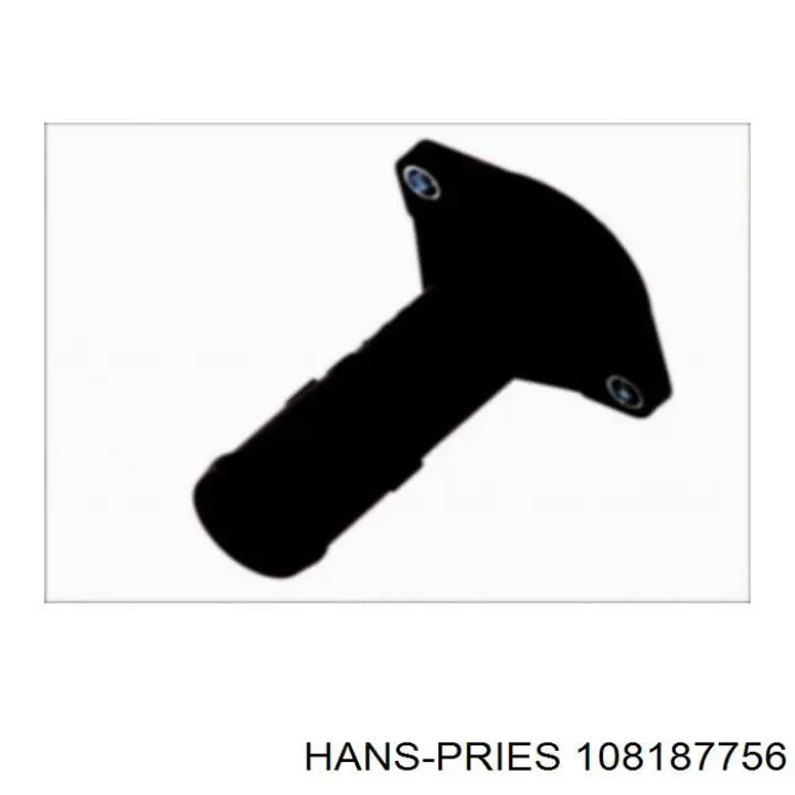Фланець системи охолодження (трійник) Hans Pries (Topran) 108187756 ціна, від 3.07 USD