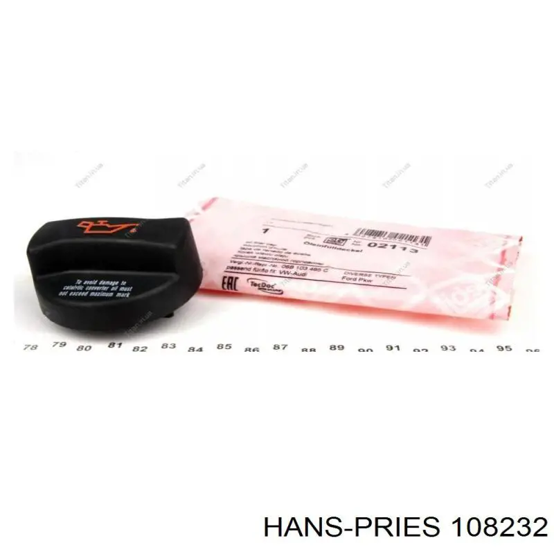 Кришка маслозаливной горловини 108232 Hans Pries (Topran)