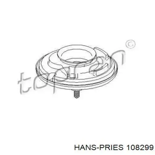 108299 Hans Pries (Topran) проставка (гумове кільце пружини передньої, верхня)