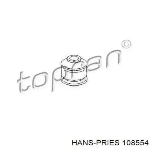 108554 Hans Pries (Topran) сайлентблок тяги поперечної, задньої підвіски