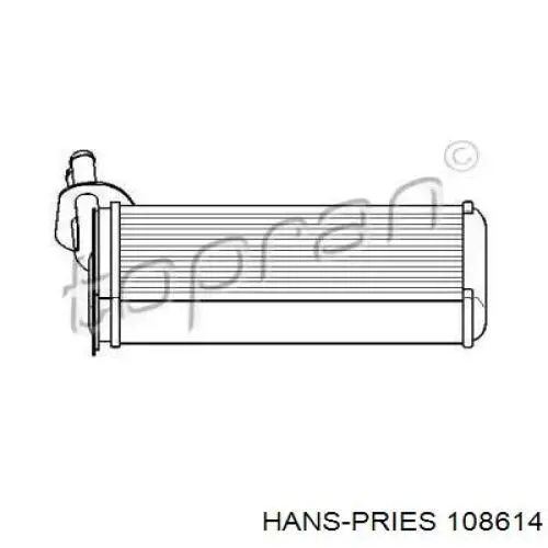108614 Hans Pries (Topran) радіатор пічки (обігрівача)