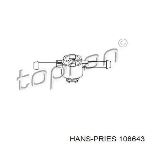 108643 Hans Pries (Topran) зворотній клапан повернення палива