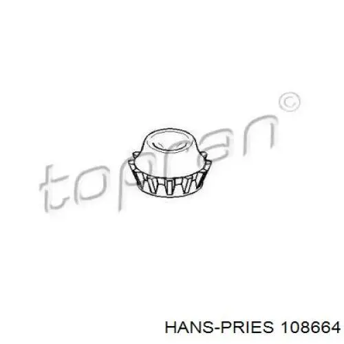 Опора амортизатора заднього Hans Pries (Topran) 108664 ціна, від 3.11 USD