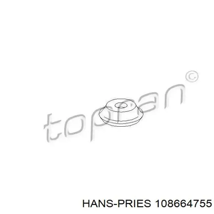 108664755 Hans Pries (Topran) Опора амортизатора