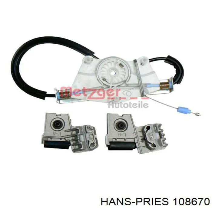 Склопідйомник з електродвигуном Hans Pries (Topran) 108670 ціна, від 25.63 USD