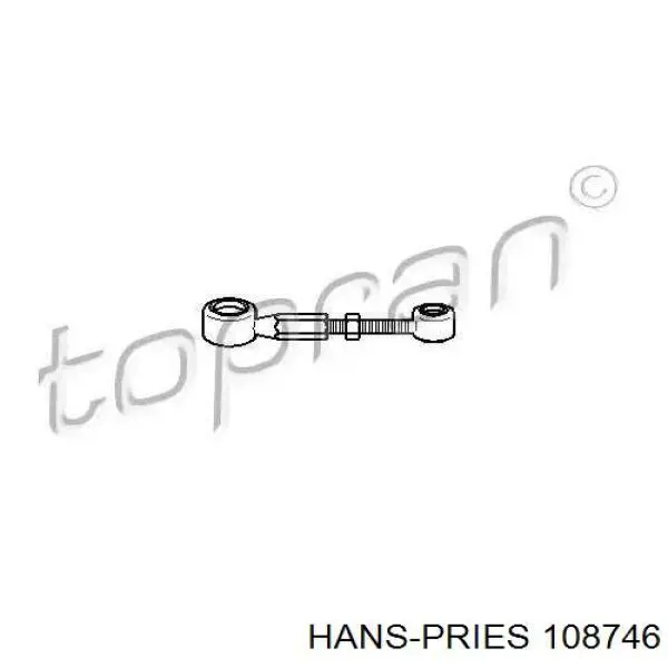 Тяга куліси АКПП/КПП 108746 Hans Pries (Topran)