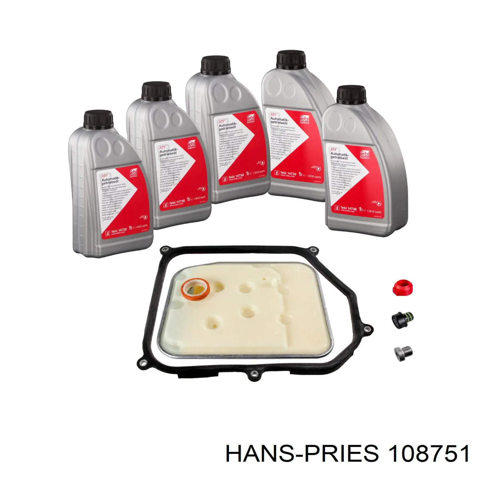Фільтр АКПП 108751 Hans Pries (Topran)