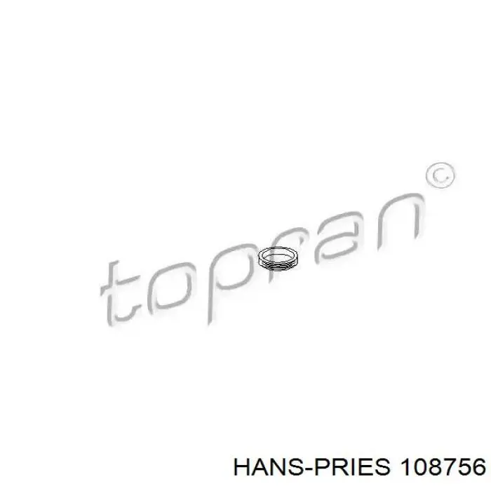 Прокладка піддону АКПП Hans Pries (Topran) 108756 ціна, від 2.31 USD