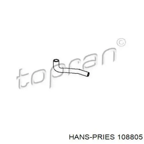 108805 Hans Pries (Topran) шланг/патрубок системи охолодження