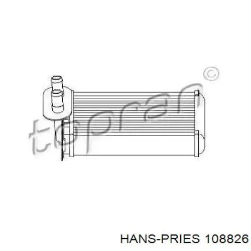 108826 Hans Pries (Topran) Радіатор опалювача салону