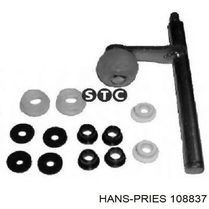 Кронштейн куліси КПП 108837 Hans Pries (Topran)