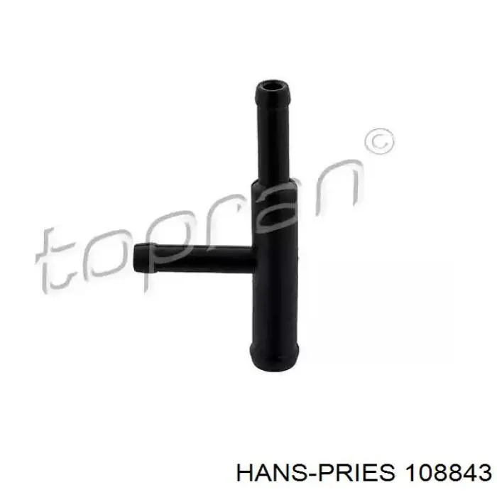 Шланг (патрубок) термостата Hans Pries (Topran) 108843 ціна, від 4.52 USD