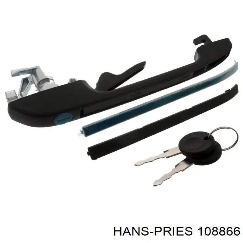 Ручка передньої двері зовнішня Hans Pries (Topran) 108866 ціна, від 5.86 USD