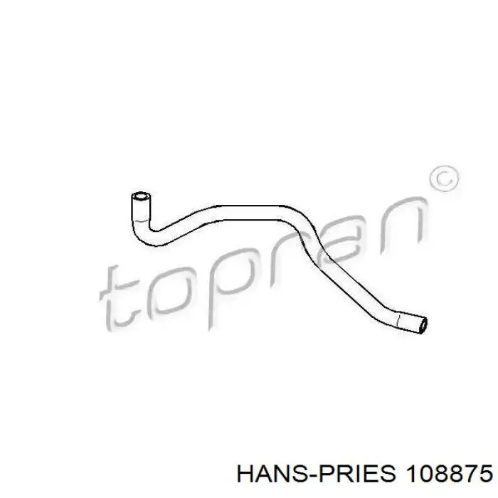 Водопровідна труба Hans Pries (Topran) 108875