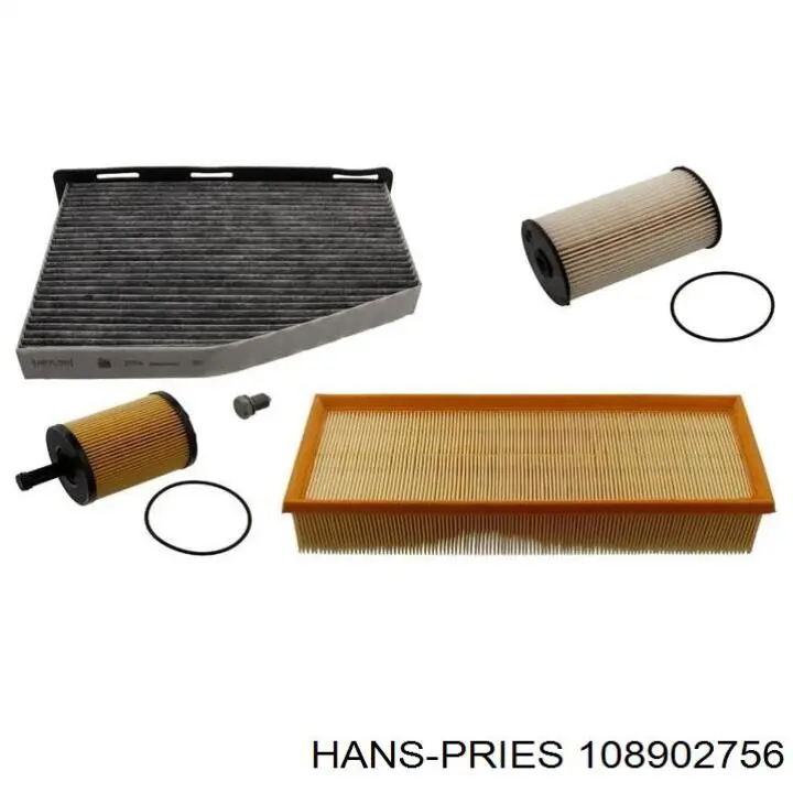 Масляний фільтр двигуна Hans Pries (Topran) 108902756 ціна, від 5.41 USD
