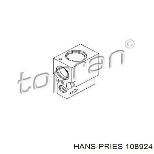 108924 Hans Pries (Topran) Клапан TRV, кондиціонера