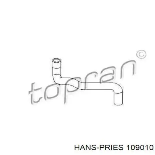 Купити 109010 Hans Pries (Topran) Трубопроводи і шланги системи охолодження