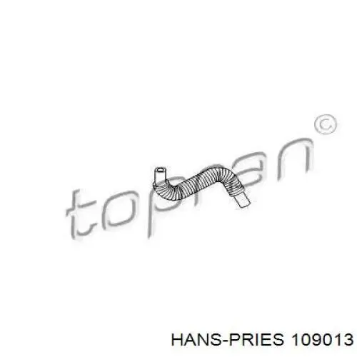 Шланг/патрубок системи охолодження Hans Pries (Topran) 109013 ціна, від 4.97 USD