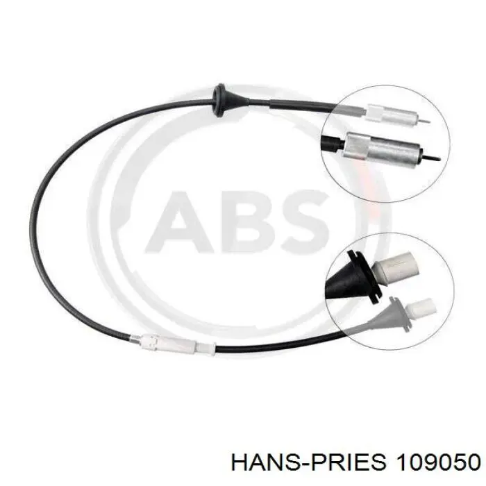 Трос приводу спідометра Hans Pries (Topran) 109050 ціна, від 8.21 USD
