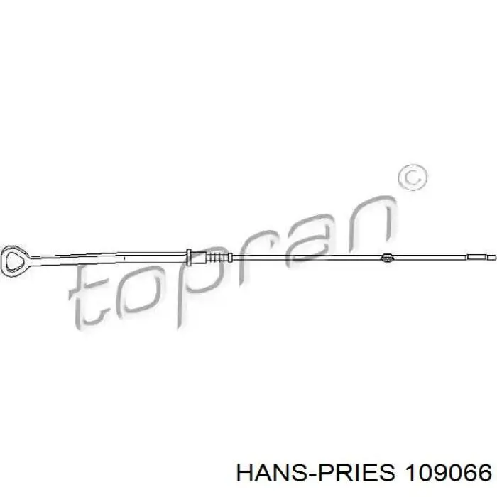 109066 Hans Pries (Topran) щуп-індикатор рівня масла в двигуні