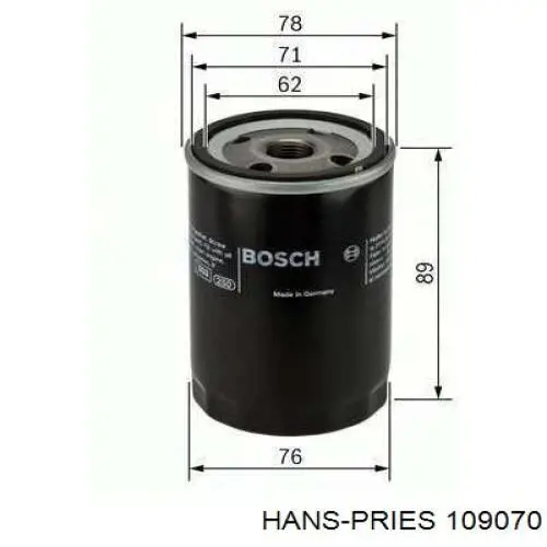 Бак масляний Hans Pries (Topran) 109070 ціна, від 8.04 USD