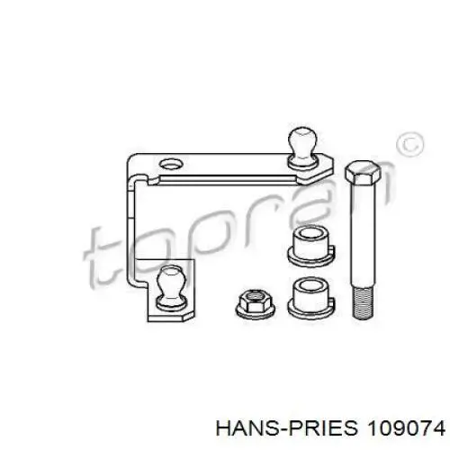 Кронштейн куліси КПП 109074 Hans Pries (Topran)