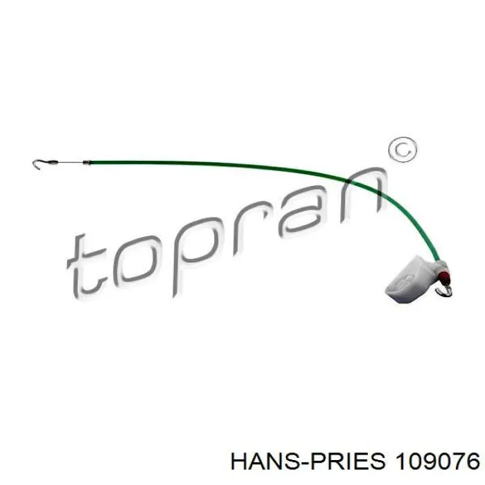 Купити 109076 Hans Pries (Topran) Трос замка дверей передніх правих
