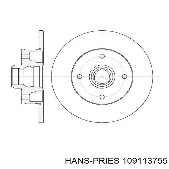 109113755 Hans Pries (Topran) кільце абс (abs)